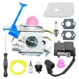 Anxingo 545081848 Carburetor Tune Up Kit, Replacement for Husqvarna 128C 128CD 128L 128LD 128R 128RJ Trimmer, Replaces 545130001 545046701