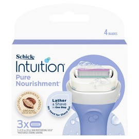 Schick Intuition Pure Nourishment Cartridges X 3