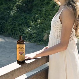 Mary Tylor Naturals Aceite de ricino orgánico de 16 onzas, certificado USDA por Mary Tylor Naturals, prensado en frío, sin hexano, 100% puro, increíbl