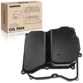 A-Premium Transmission Oil Pan with Drain Plug & Gasket Compatible with Volkswagen Jetta 2005-2016, Passat 2012-2016, Golf 2010-2018, 6-Speed Automatic Transmission