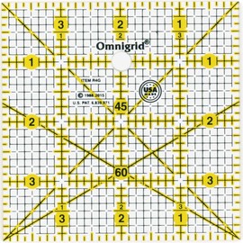 Omnigrid R4G 4-Inch by 4-Inch Grid Ruler
