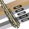 Cozy Hoome Four-Flute Serrated Eccentric Drill Bit Set - High