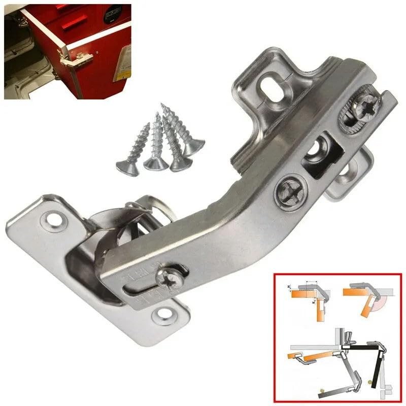 Kitchen Cabinet Hinges | Closet Hinges - 135-degree Opening Concealed