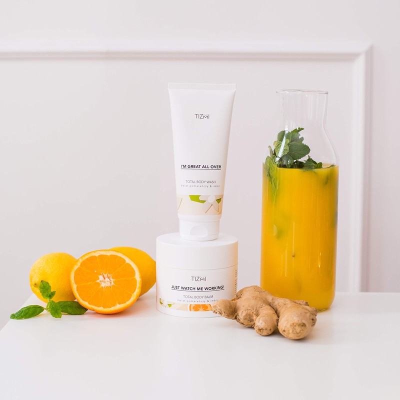 Tizmi Total Body Balm Orange Blossom & Ginger 200ml