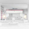 B.K.Licht - EEK A LED Ceiling Light Swivelling 3000 K