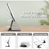 Adjustable Foldable Single Monitor Mount, Low Profile VESA Monitor Desk