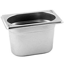 Genware GN19-100 Gastronorm Pan, 1/9, 100 mm Deep