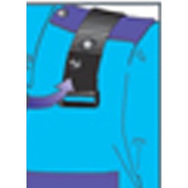 Gould & Goodrich K616 Epaulet Microphone Holder (Black)