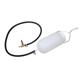 Gas Sub Tank, Hanging Type, Spare Tank, 33.8 fl oz (1 L) for Bike Maintenance, Reservoir Tank, Tap, Hose Included, Cab Adjustment Tool