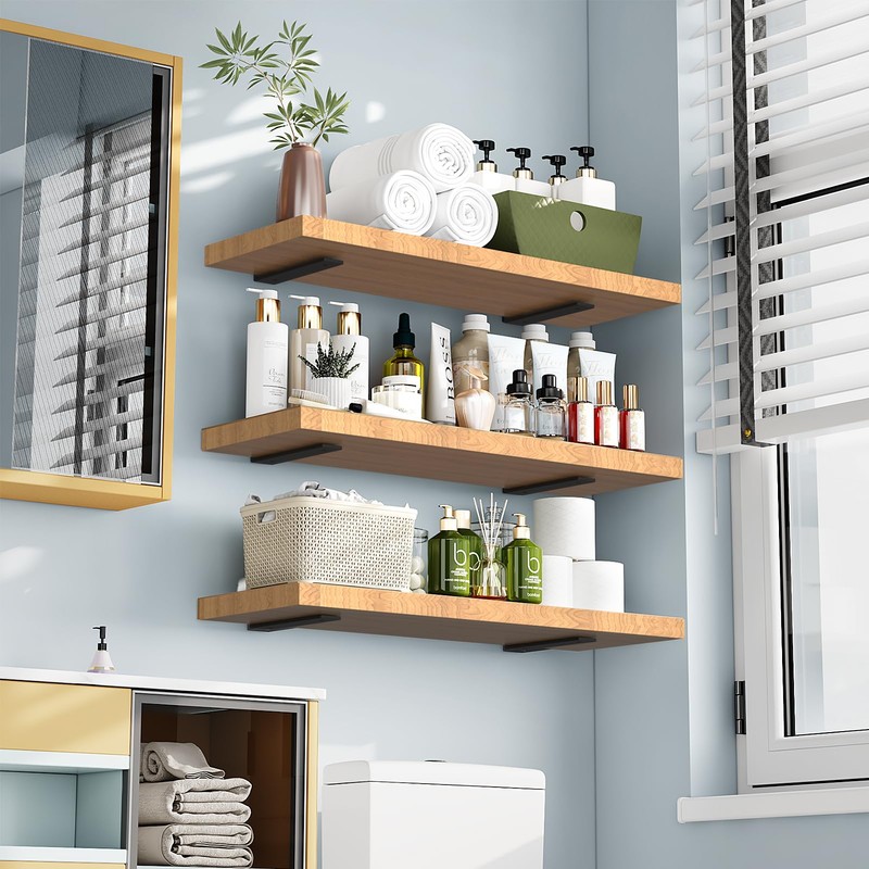 WELDUN WELDUN 4 Pack Metal Shelf Brackets 10 cm, Heavy