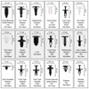 AIMALL 415pcs Car Body Retainer Clips Set Push Retainer Pin