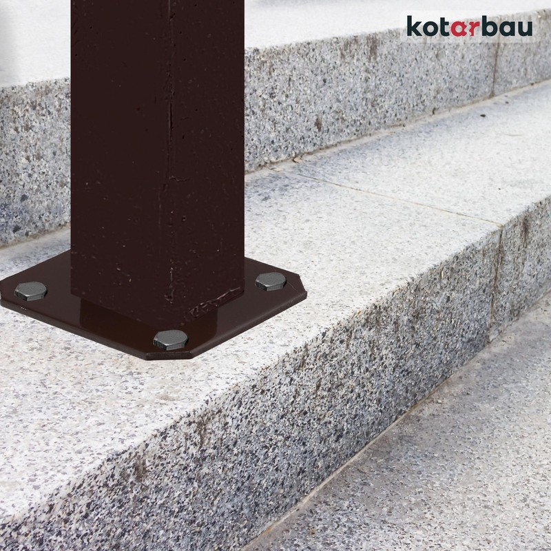 KOTARBAU® Post Support 60 x 40 mm Dowel Plate with