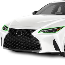 BOGAR TECH DESIGNS Full Headlight Head Light Tint Kit Compatible with Lexus is 2021-2025, Light Smoke