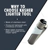 Kasher’s Metallic Multipurpose Lighter Tool - A Stunning Combo of