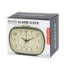 Kikkerland ABS Retro Alarm Clock, Green