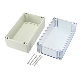 Sourcingmap 200 x 120 x 113mm Electronic ABS Plastic DIY Junction Box Enclosure Case W Clear Cover