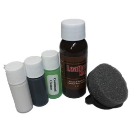 Leather Repair, Refinish, Restore Kit/Leather Max Touch-up for Leather & Vinyl Refinishing (Medium Brown)