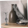 ULTECHNOVO Elegant Silver Plated Holy Water Container Luxurious Design for