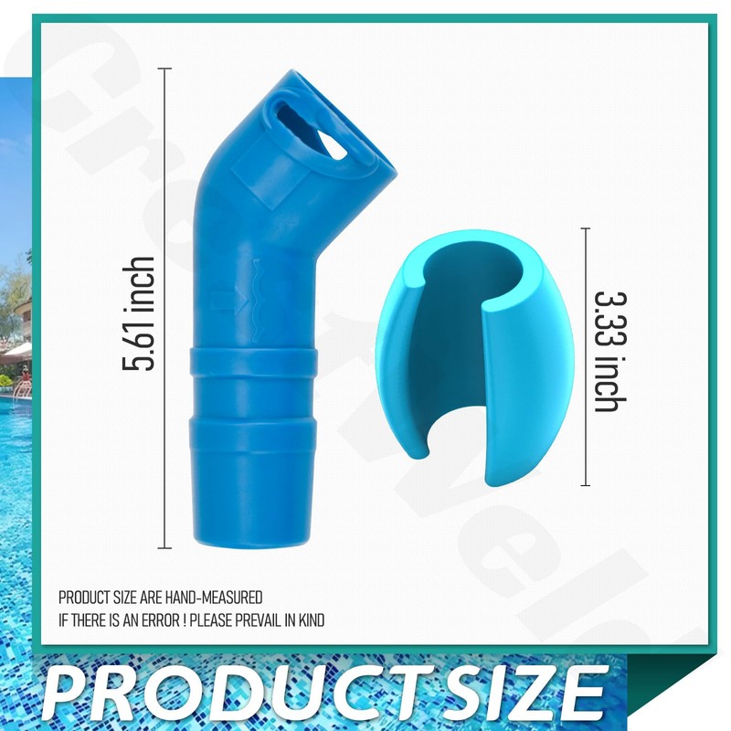 R0526800 Hose Float & R0532400 Twist Lock 45-Degree Elbow Compatible