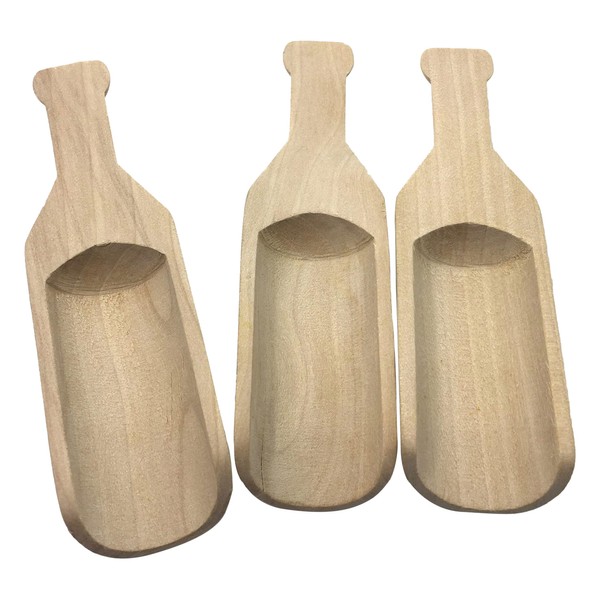 3 pieces set of salt scoop or bath powder scoop