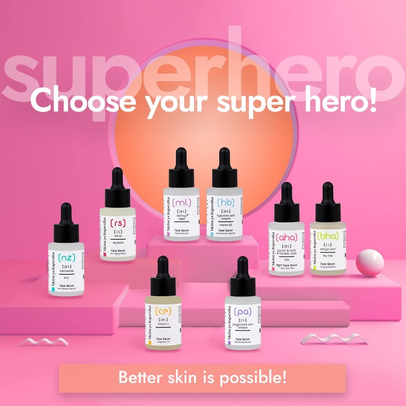 Skincyclopedia - AHA & PHA Exfoliating Serum, Face Serum with
