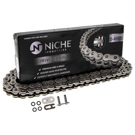 NICHE Drive Sprocket Chain Combo for Kawasaki KFX400 Front 14 Rear 40 Tooth 520V O-Ring 112 Links