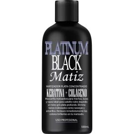 VIVONATURAL  Platinum Black Matizador Gris Plata Cabello Rubio Plata