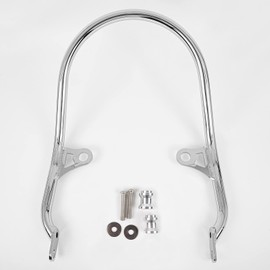 TAZGANTAX Motorcycle Rear Passenger Hand Grab Bar Armrest Compatible with Ka-wasaki Z 900 RS Z-900-RS 2018 2019 2020 2021 2022 2023 2024 Seat Side Hand Rail Kit Hand Grip for Z900RS Part (Chrome)