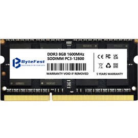 ByteFest DDR3 RAM 8GB 1600MHz SODIMM CL11 1.35V 204 Pin Gaming Memory DDR3 for Laptop Memory