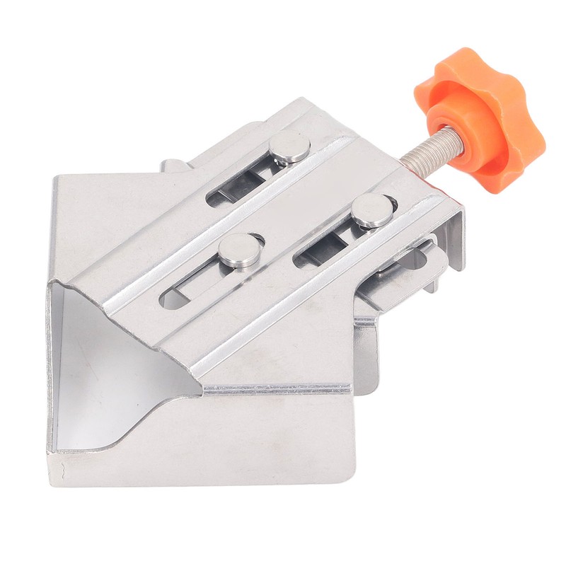 2Pcs Right Angle Clip Stainless Steel Mouth Closed 90 Degree