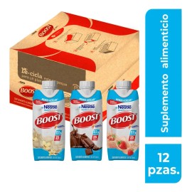 Boost Menos Azúcar Suplemento Alimenticio Mix Sabores Caja Piezas 330