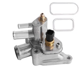 Engine Coolant Thermostat Housing Assembly Compatible with 2001-2006 Chrysler Sebring Cirrus Dodge Stratus 1999-2010 Mitsubishi Eclipse Galant V6 2.7L 3.0L 3.8L