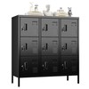 Aobabo 9 Doors Metal Lockers with Lock and Keys for