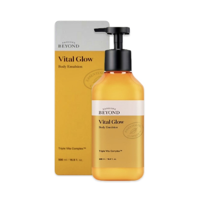 Beyond Vital Glow Body Emulsion 500ml Citrus Floral Herb Fragrance