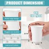 cuphug 100 Pack 3 oz Paper Cups - Disposable Bathroom