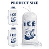 FireKylin 50 Pack Ice Bags 10 lb, Heavy-Duty Ice Bags