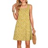 OFEEFAN Yellow Dress Women Summer 2025 Sundresses Casual Boho Beach