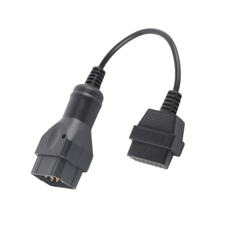 12 Pin to 16 Pin OBD2 Connector Cable OBDII Adapter