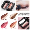 Sombra de Ojos de Doble Color,Paleta de Maquillaje de Ojos