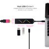 USB C Hub with Dual USB-A and One USB-C Port