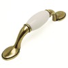 WAKI Ceramic Handle 3.0 inches (76 mm) Antique Brass