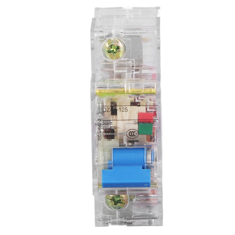 Circuit Breaker Transparent 1P Sensitive Operation ABS Circuit Breaker 230V