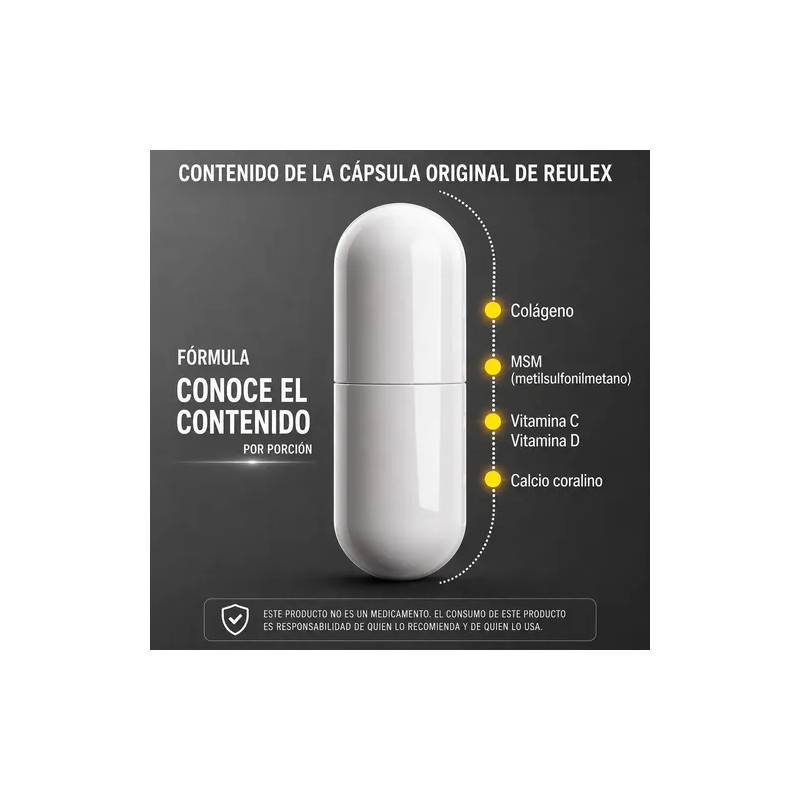 Reulex Frascos Colageno Msm Vitaminas Mas