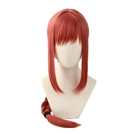 Chainsawman Heat Resistant Cosplay Wig with Net for Women Cosplay Props (Makima)