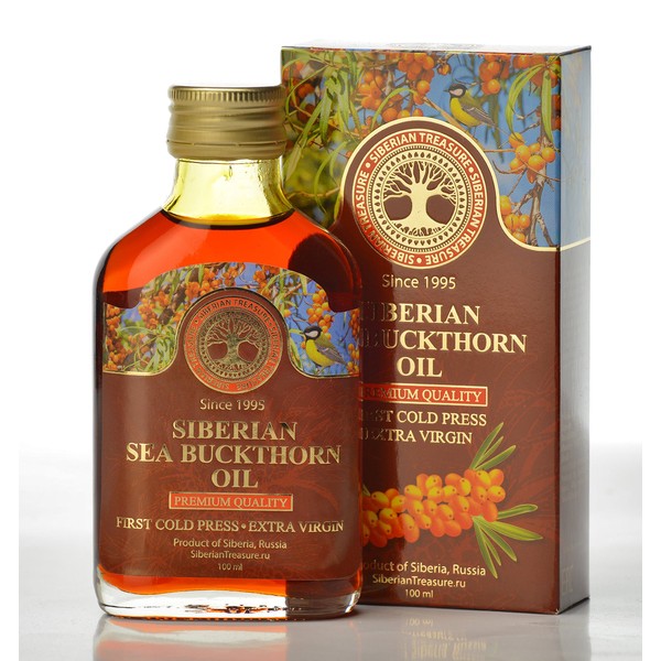Siberian Sea Buckthorn Oil 100 Ml, Premium Quality, Natural, First