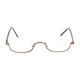 Readers.com Reading Glasses: The Magnum, Metal rectangle Style for Men and Women