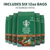Starbucks Ground Coffee, Medium Roast Hot or Iced Coffee, Decaf