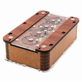 Viking Puzzle Box - Brainteaser Trick Box Handmade by Jean-Claude Constantin in Germany - Expert Difficulty Secret Box