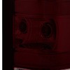 For GMC Sierra Fleetside Pickup Dark Red Tail Lights Driver