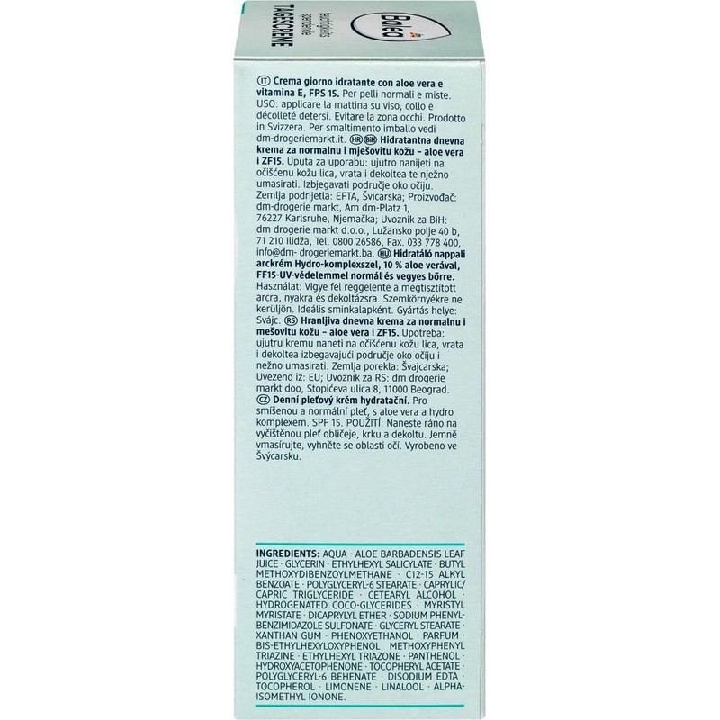 Balea Day Cream and Night Cream for Normal and Combination